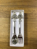 Silver Plated Teddy Bear Cutlery Set